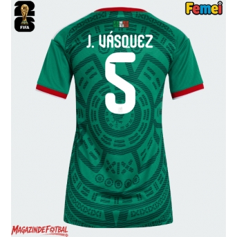 Mexic Johan Vasquez #5 Echipament de Fotbal Replică Mondial 2026 Femei Acasa
